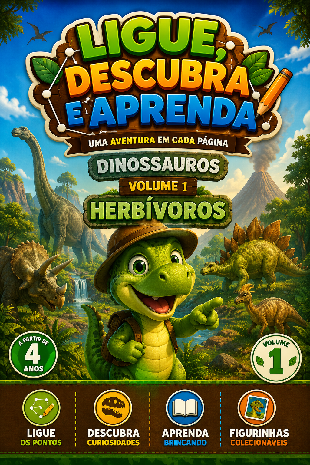 Capa oficial do livro Volume 1 Herbívoros
